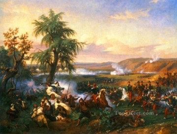  Batalla Lienzo - La batalla de Harba Horace Vernet Arabian